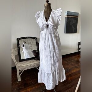 White Romantic Summer Dress